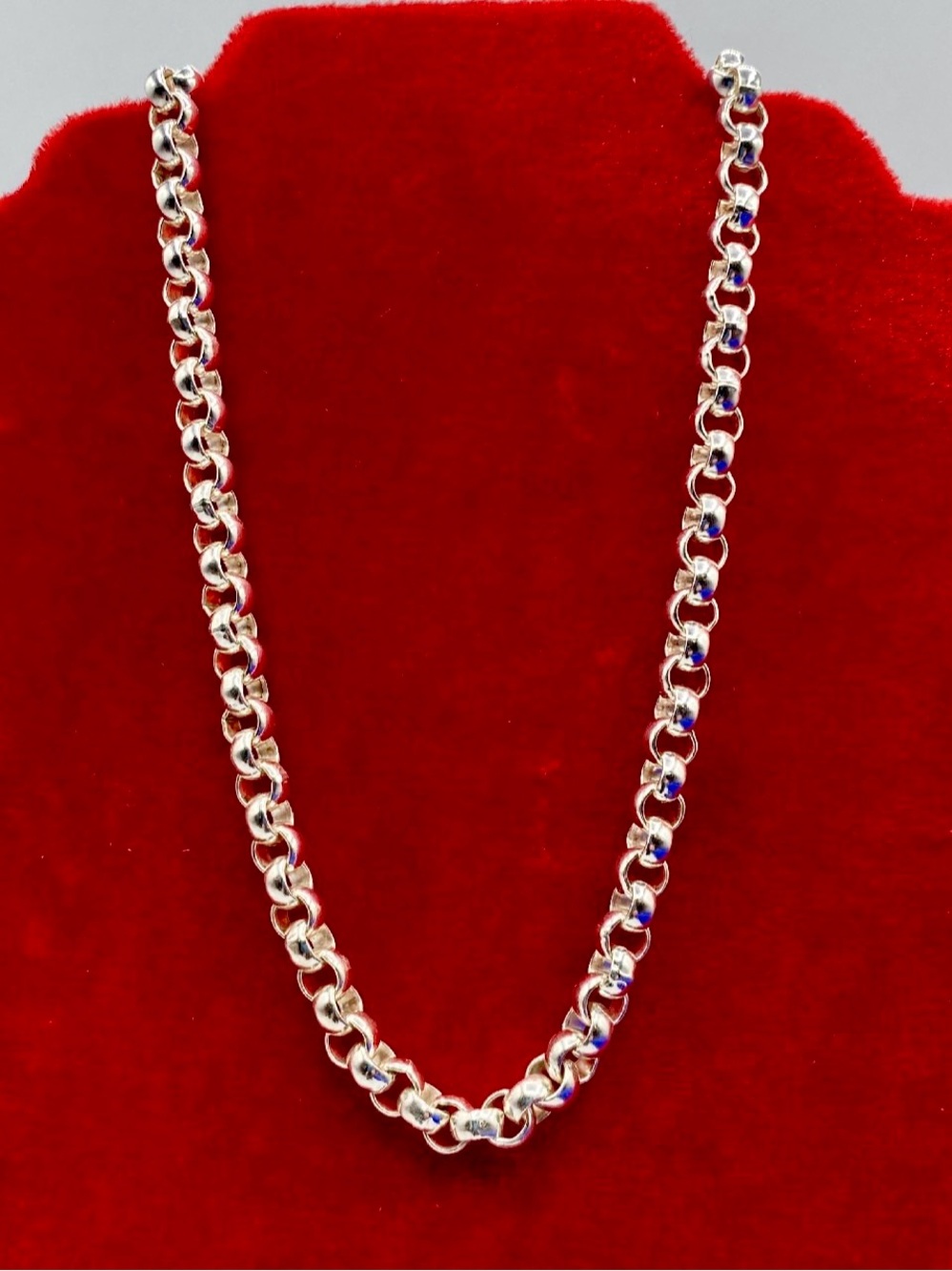 Heavy Sterling Silver Rolo Chain